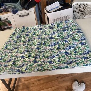SKU#36 Talbots Floral Skirt in Blue, Green & White